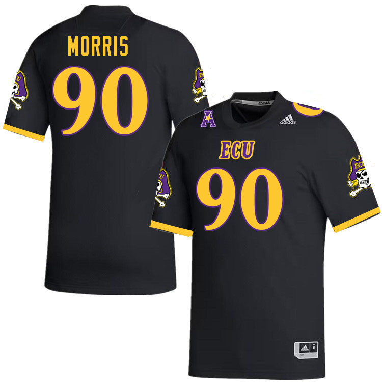 Elijah Morris ECU Jersey,East Carolina Pirates #90 Elijah Morris Jersey Youth College-Black